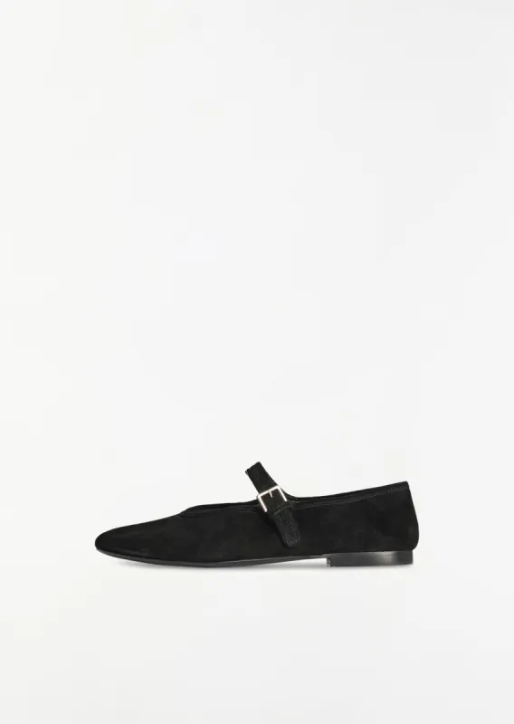 Suede Boheme MJ — Black sold by La Garconne