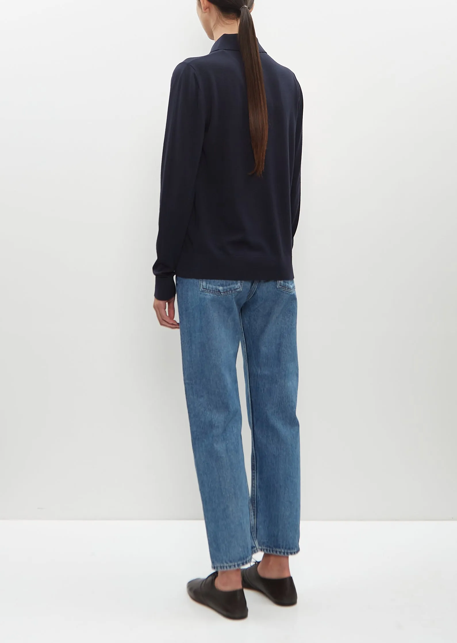 Wool Jersey Ipanelli Polo sold by La Garconne product image thumbnail 4