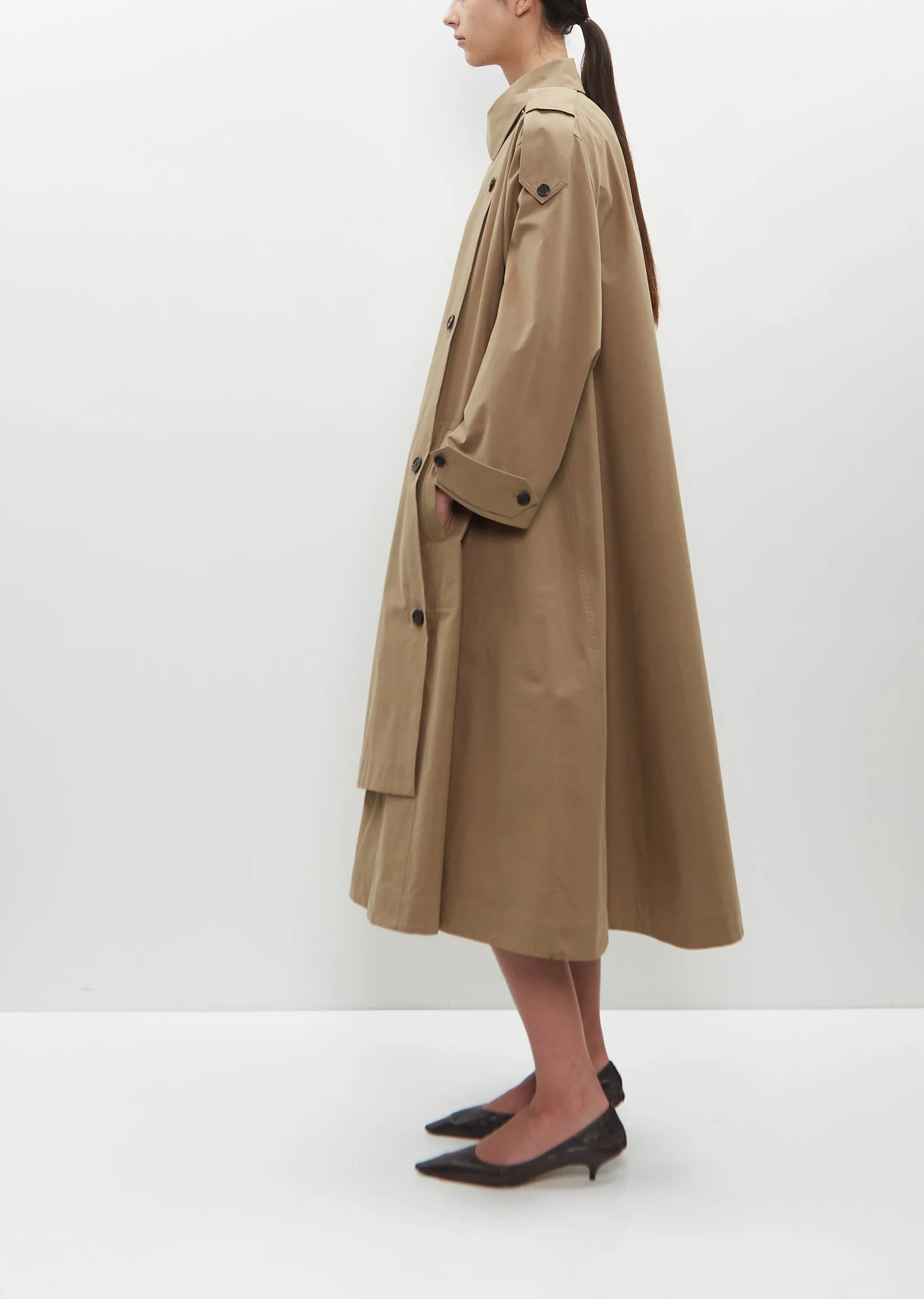 Sanded Pima Cotton Aralia Coat sold by La Garconne product image thumbnail 2