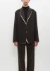 Textured Wool-Cotton Lysandre Jacket sold by La Garconne