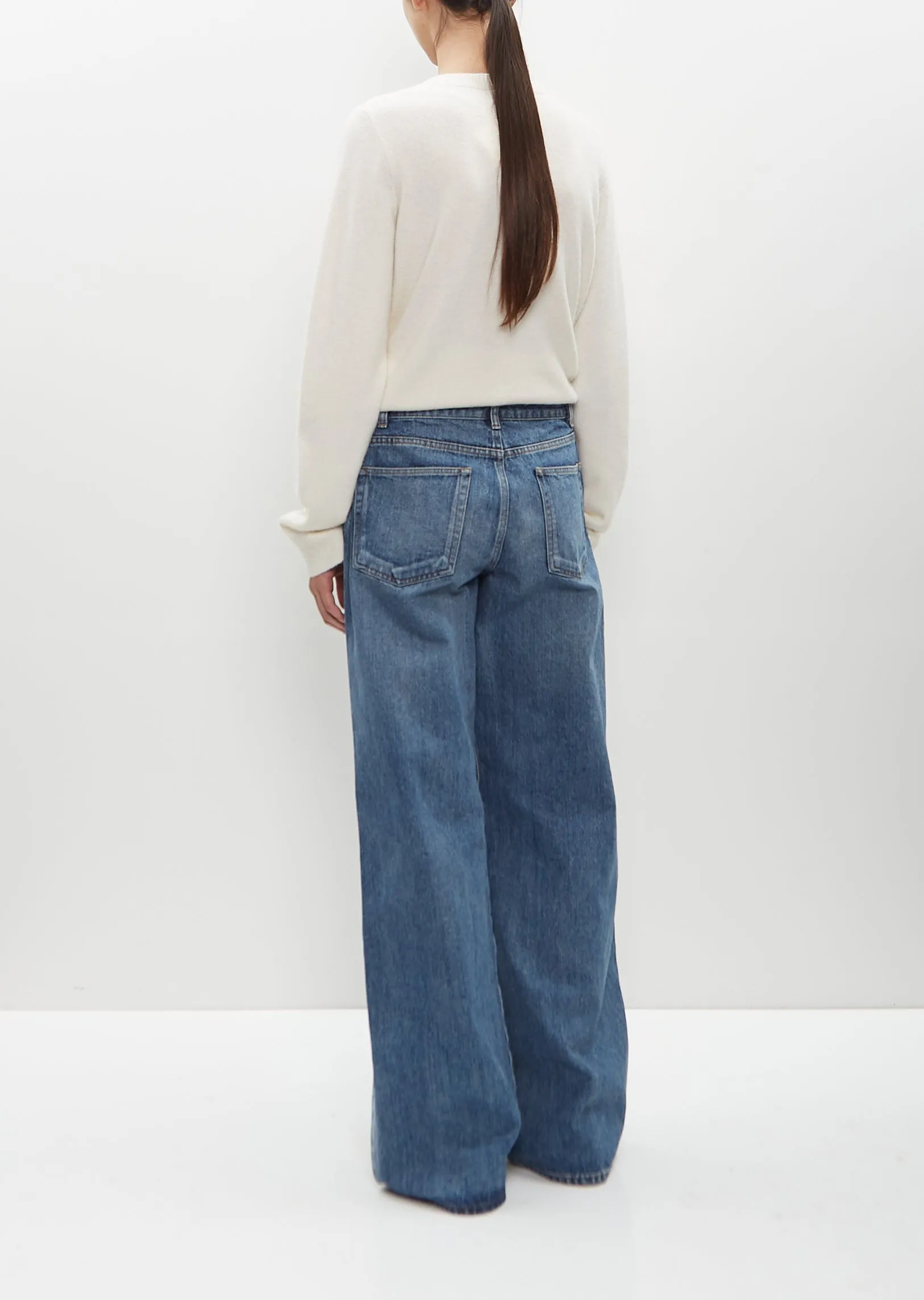 Washed Cotton Eglitta Jean sold by La Garconne product image thumbnail 3