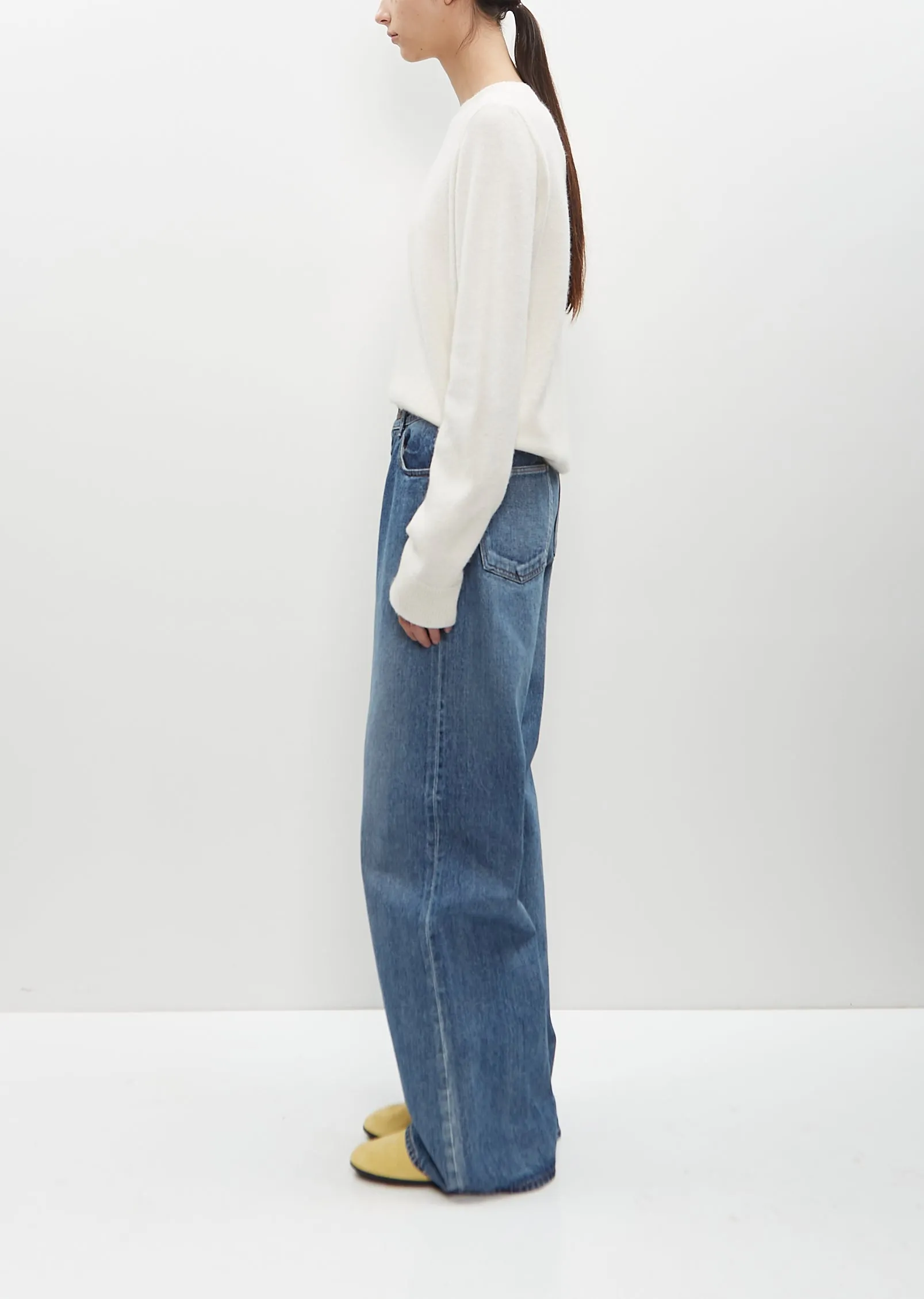 Washed Cotton Eglitta Jean sold by La Garconne product image thumbnail 2