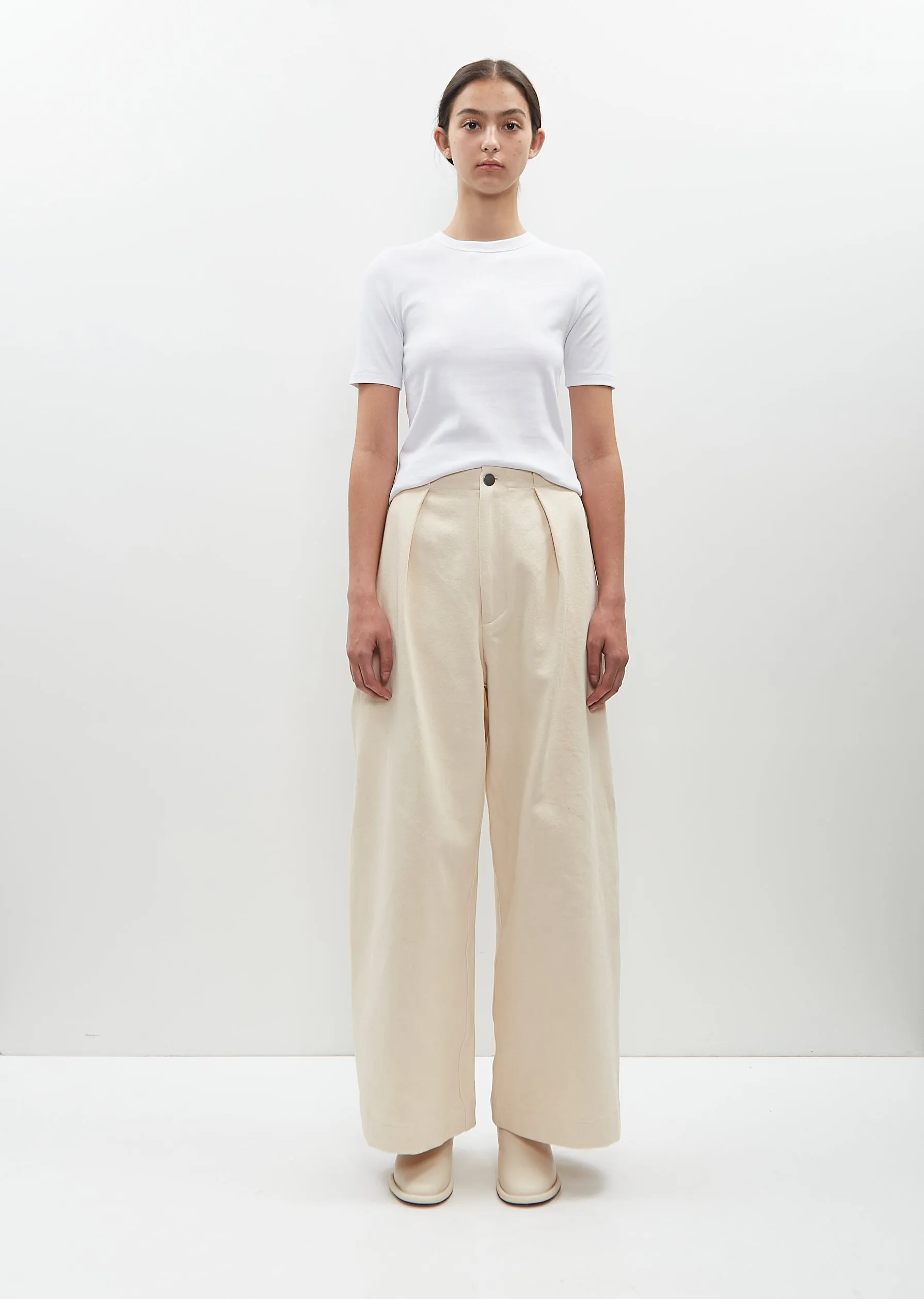 Cotton Twill Frame Jean sold by La Garconne product image thumbnail 4