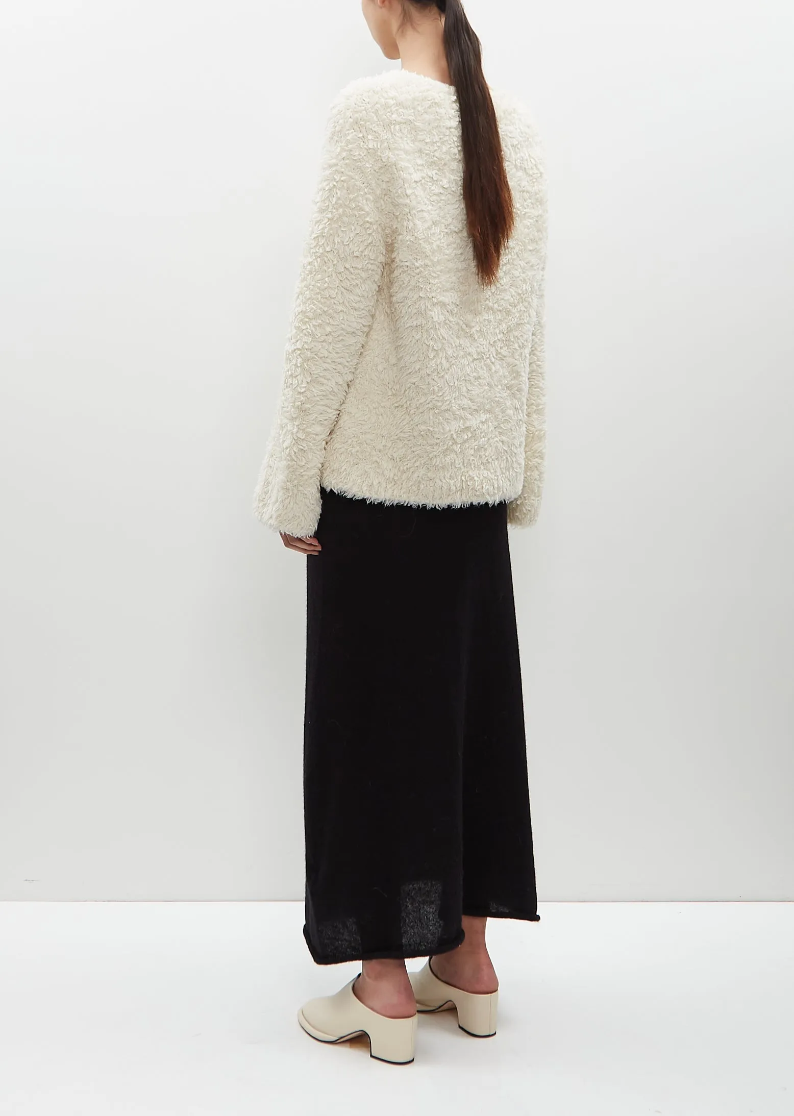 Alpaca Merino Wool Handknit Sweater sold by La Garconne product image thumbnail 3