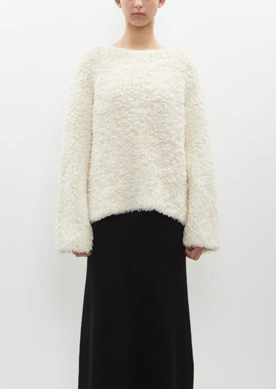 Alpaca Merino Wool Handknit Sweater sold by La Garconne