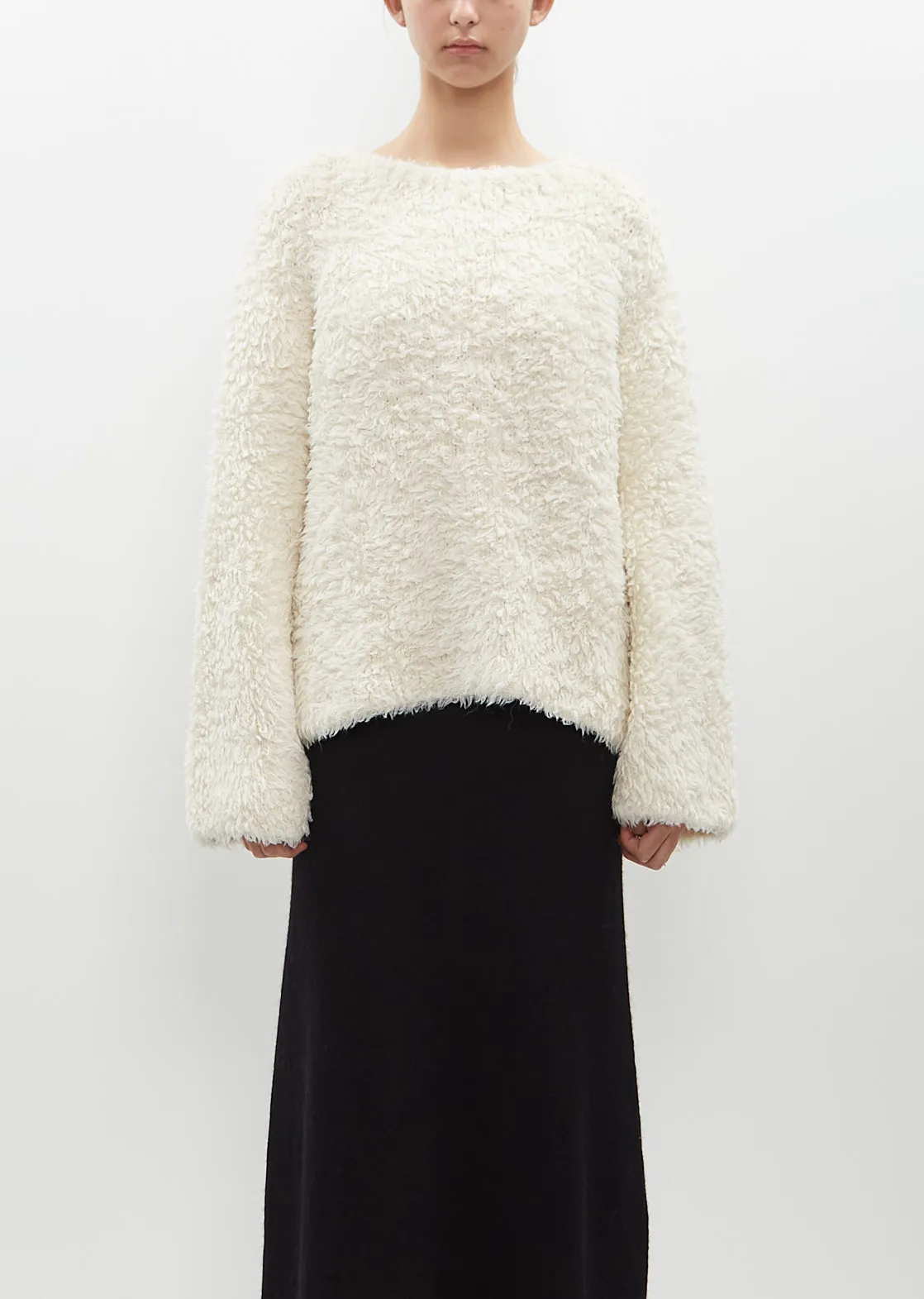 Alpaca Merino Wool Handknit Sweater sold by La Garconne