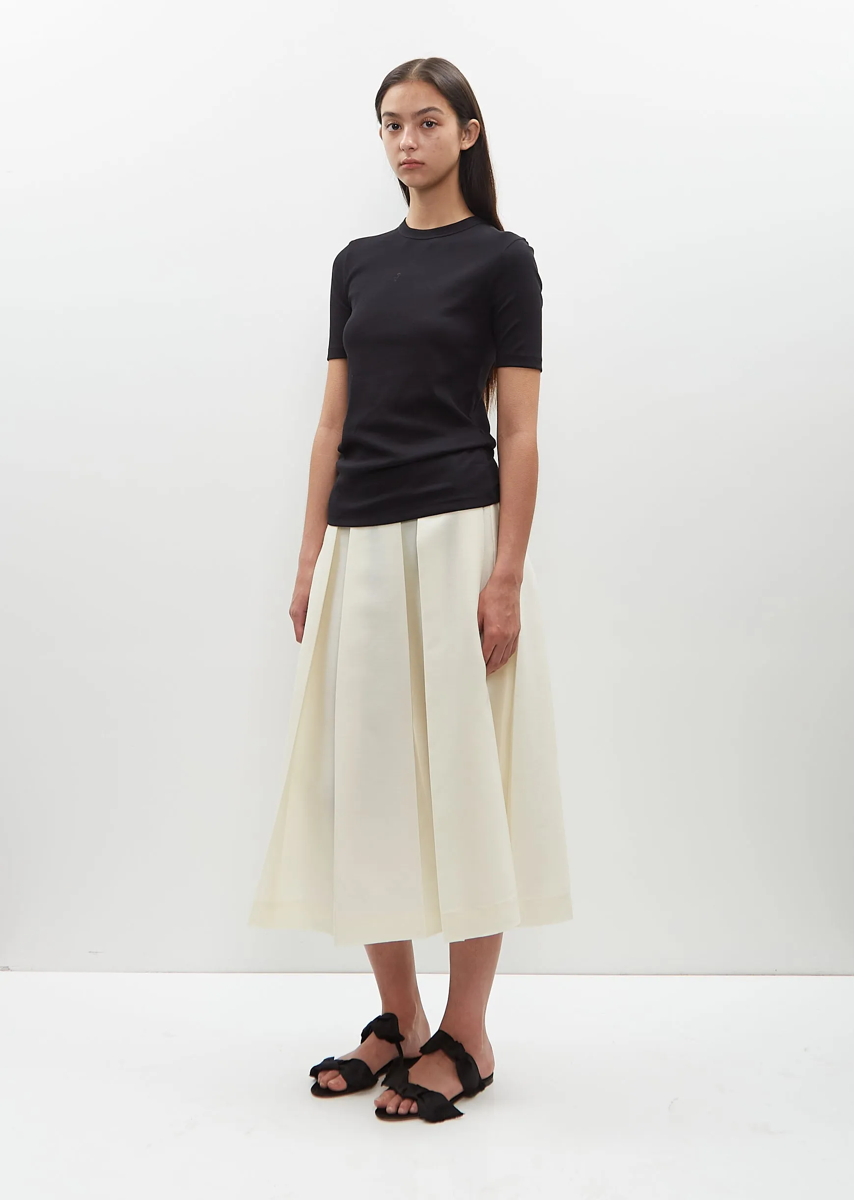 Classic Rib Tee — Black sold by La Garconne product image thumbnail 5