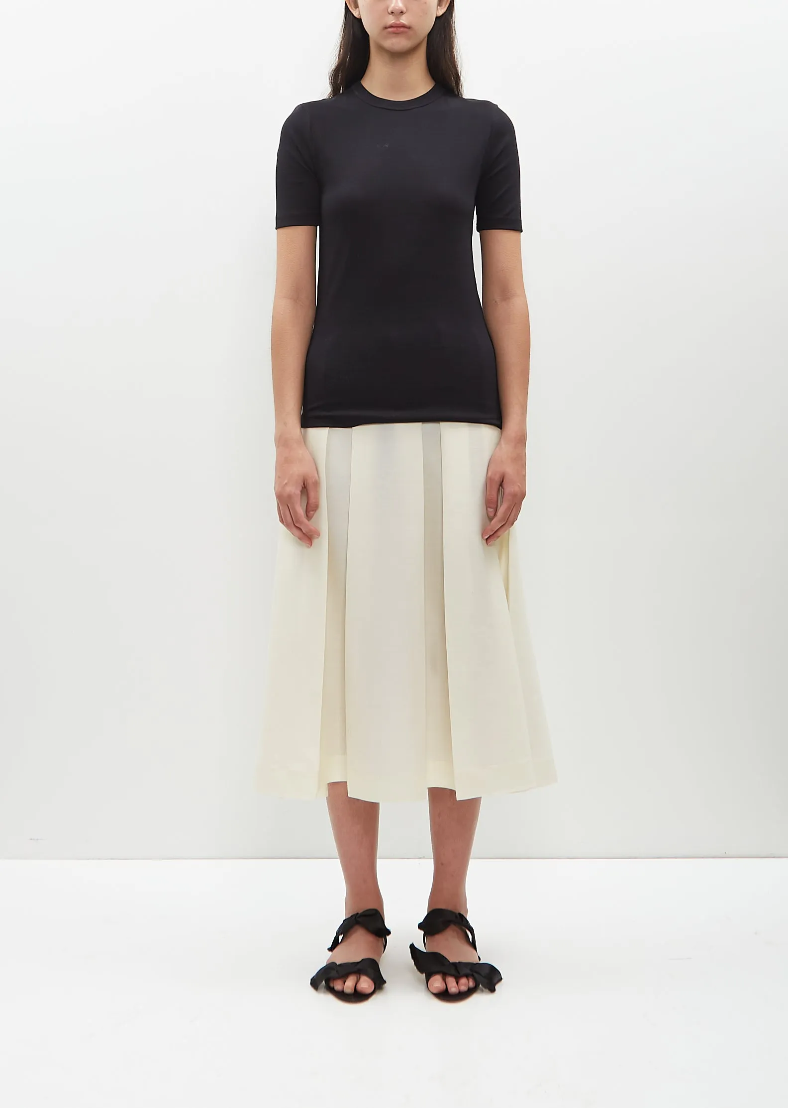 Classic Rib Tee — Black sold by La Garconne product image thumbnail 4