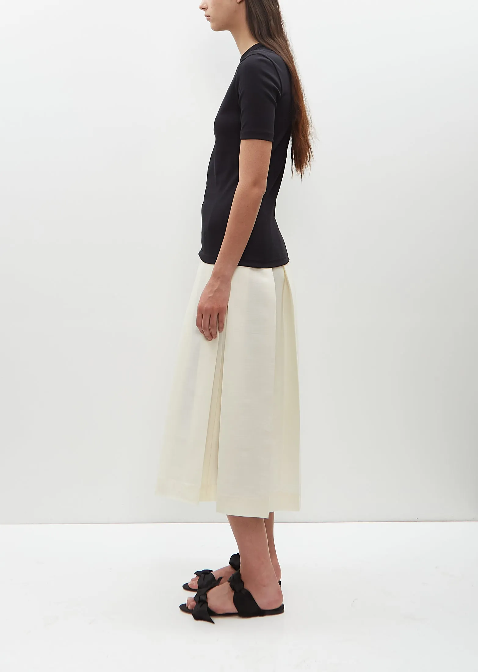 Classic Rib Tee — Black sold by La Garconne product image thumbnail 2