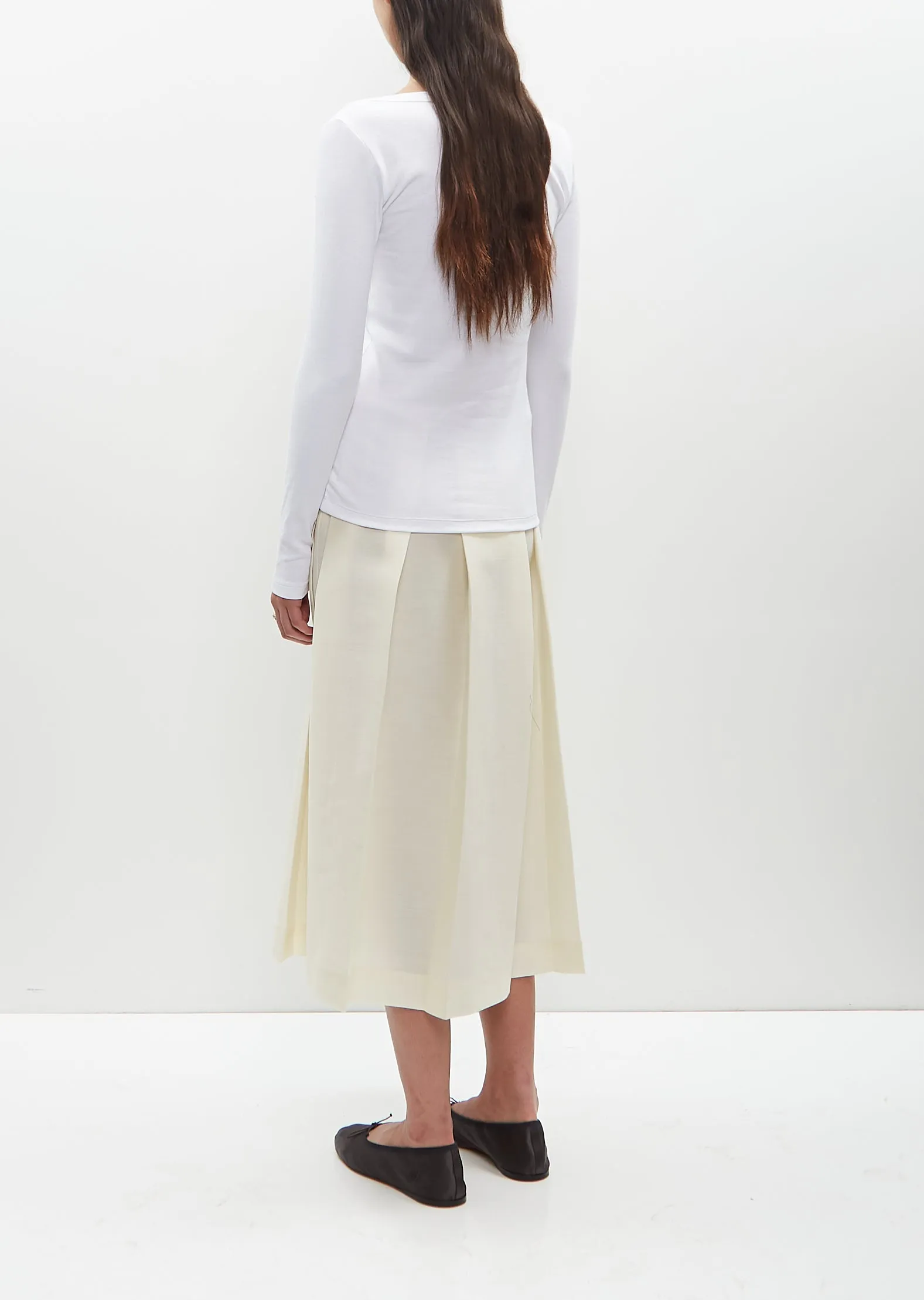 Classic Rib Top — White sold by La Garconne product image thumbnail 3