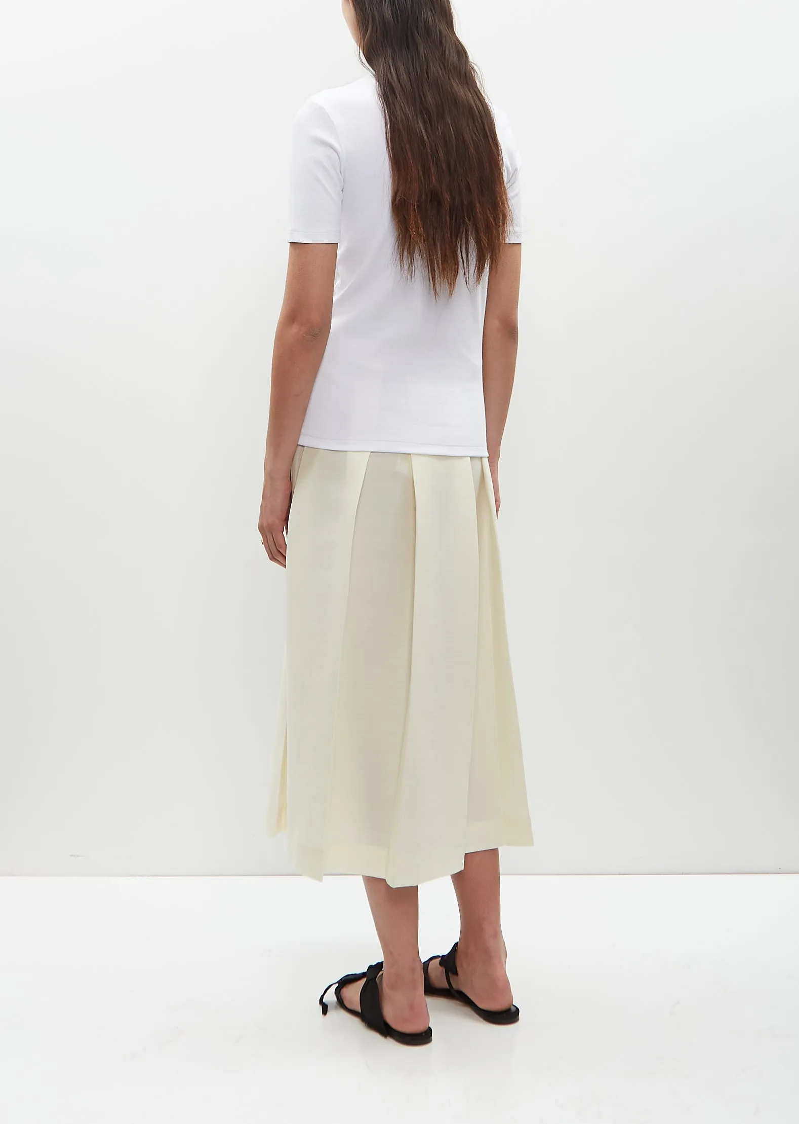 Classic Rib Tee — White sold by La Garconne product image thumbnail 3