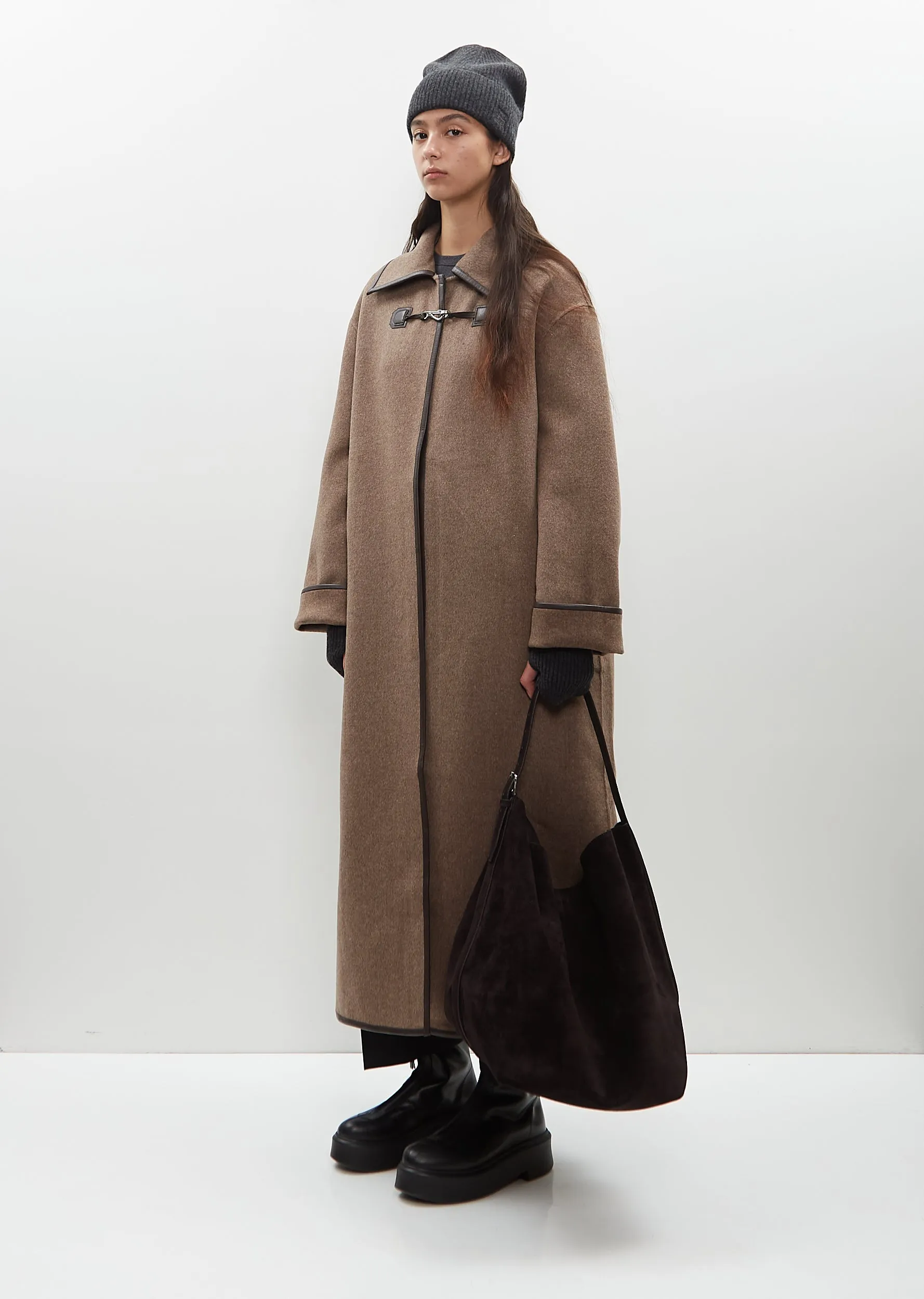 Belted Tote — Espresso sold by La Garconne product image thumbnail 5