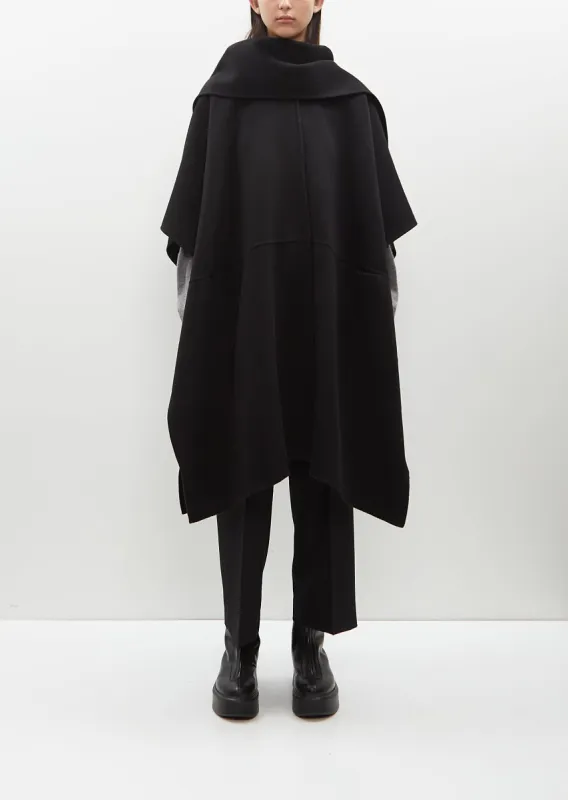 Wool Double Scarf Coat made by Toteme