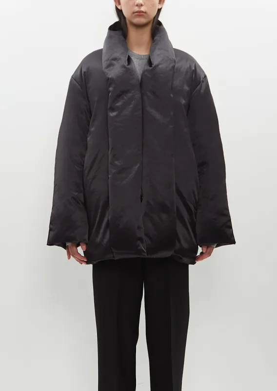 Satin Puffer Jacket sold by La Garconne
