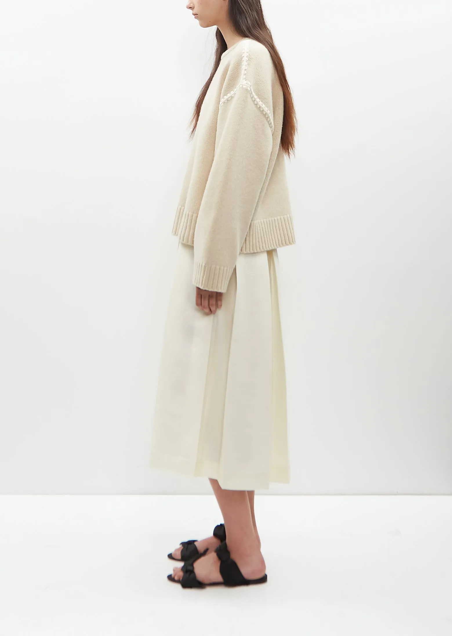 Wool Cashmere Embroidered Sweater sold by La Garconne product image thumbnail 2