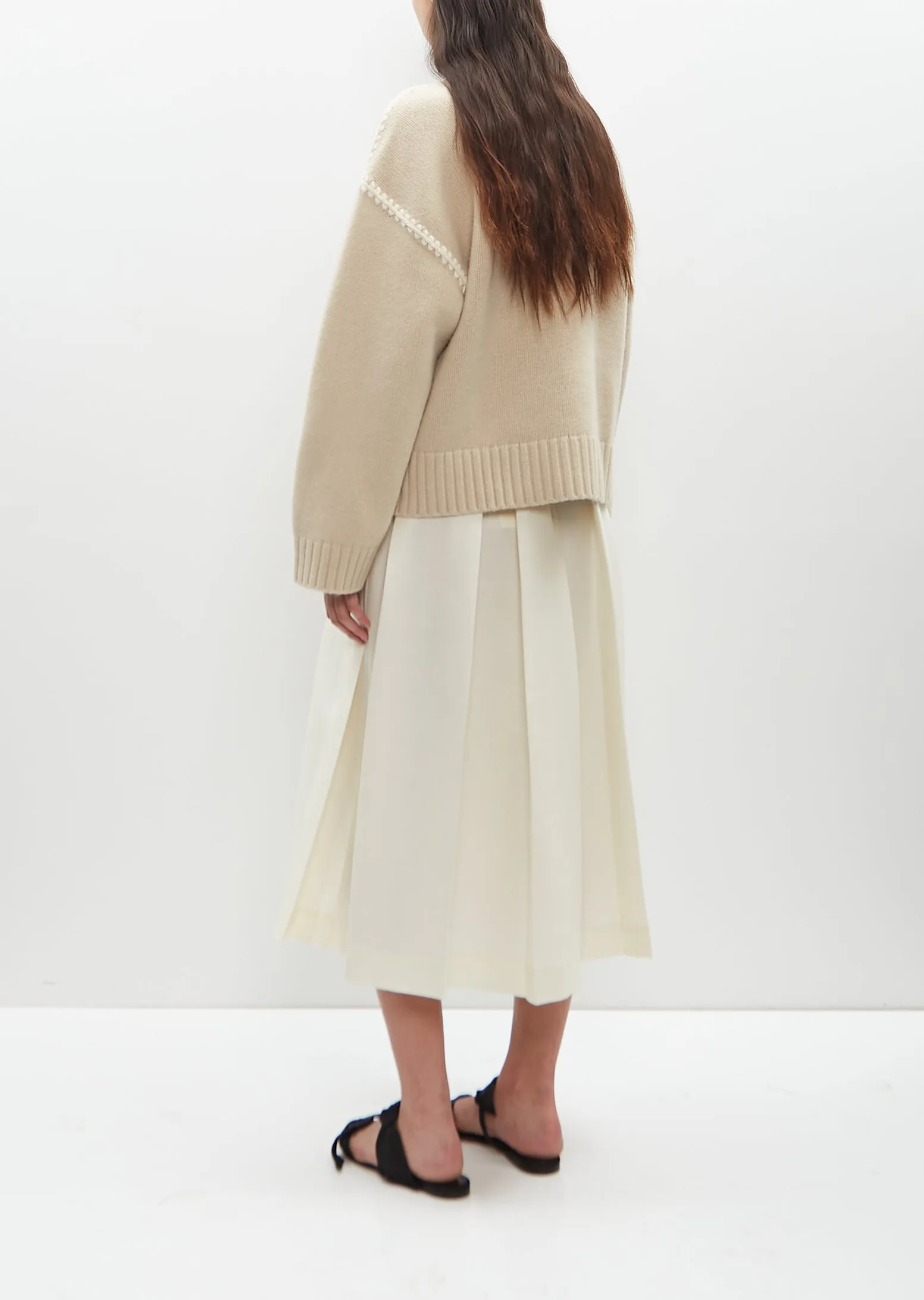 Wool Cashmere Embroidered Sweater sold by La Garconne product image thumbnail 3