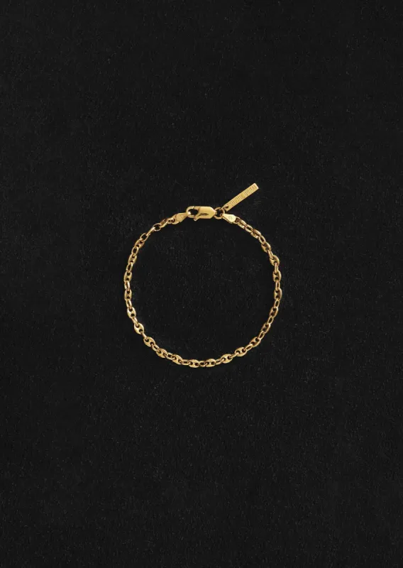 Gold Delicate Chain Bracelet sold by La Garconne