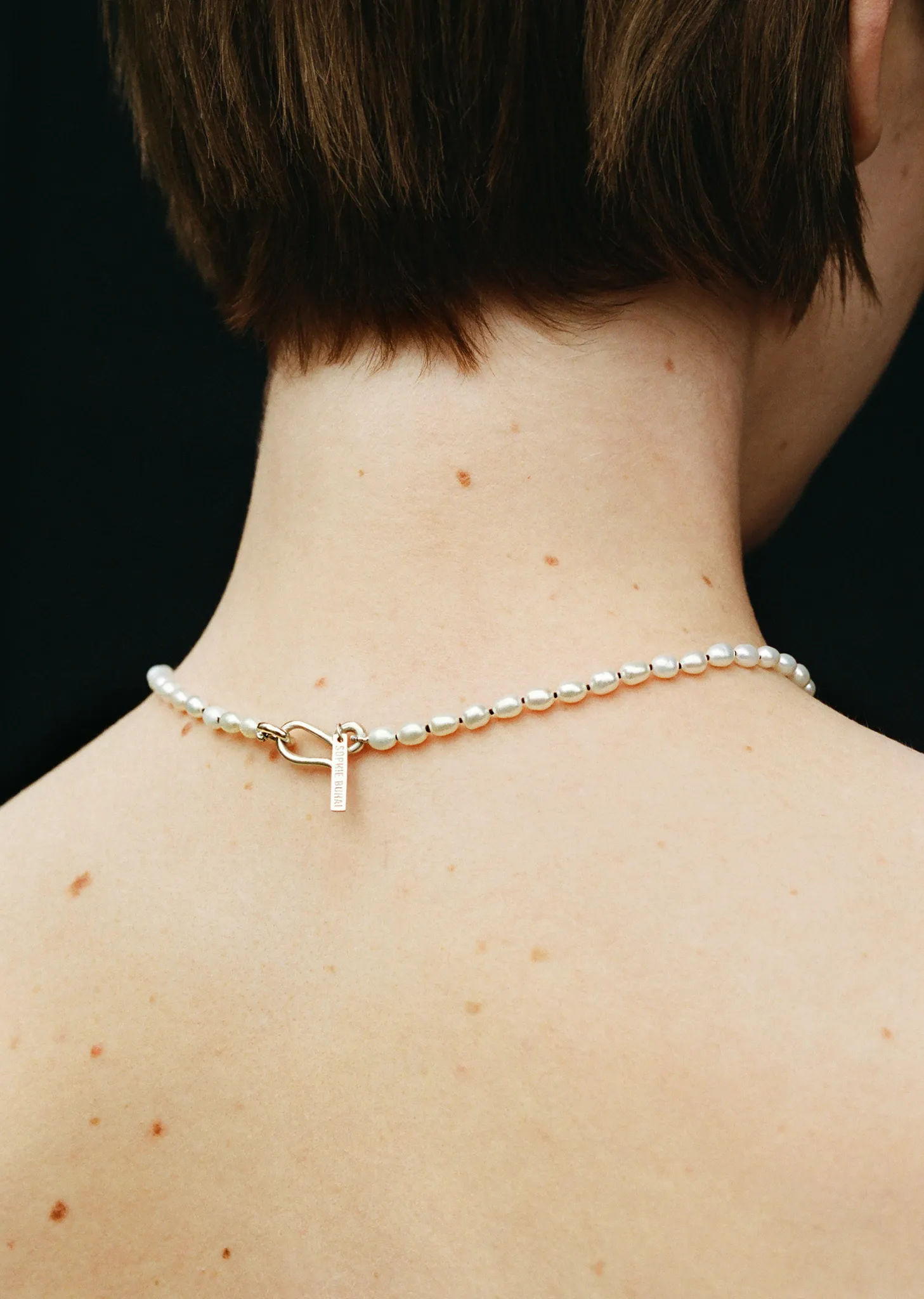 Tiny Pearl Collar sold by La Garconne product image thumbnail 3