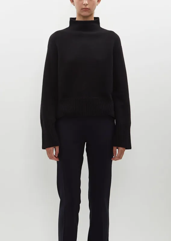 Wool Cashmere Julie Cropped Sweater sold by La Garconne