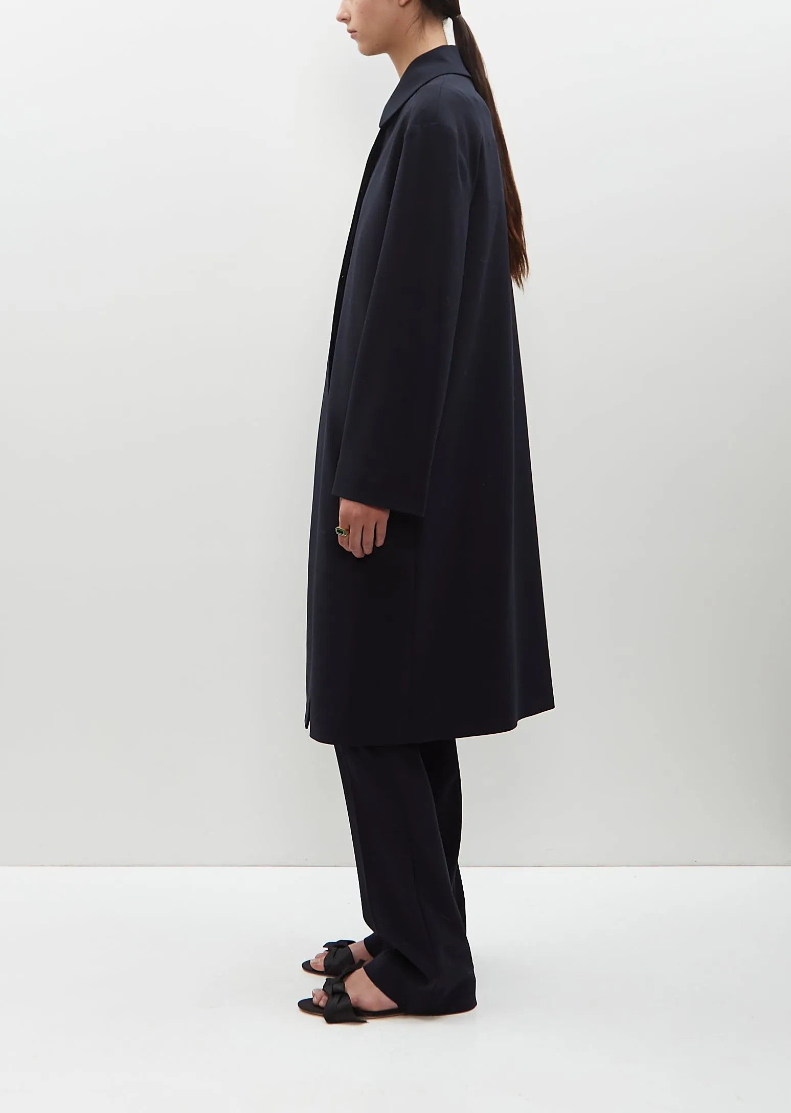 Light Wool Shatter Overcoat sold by La Garconne product image thumbnail 2