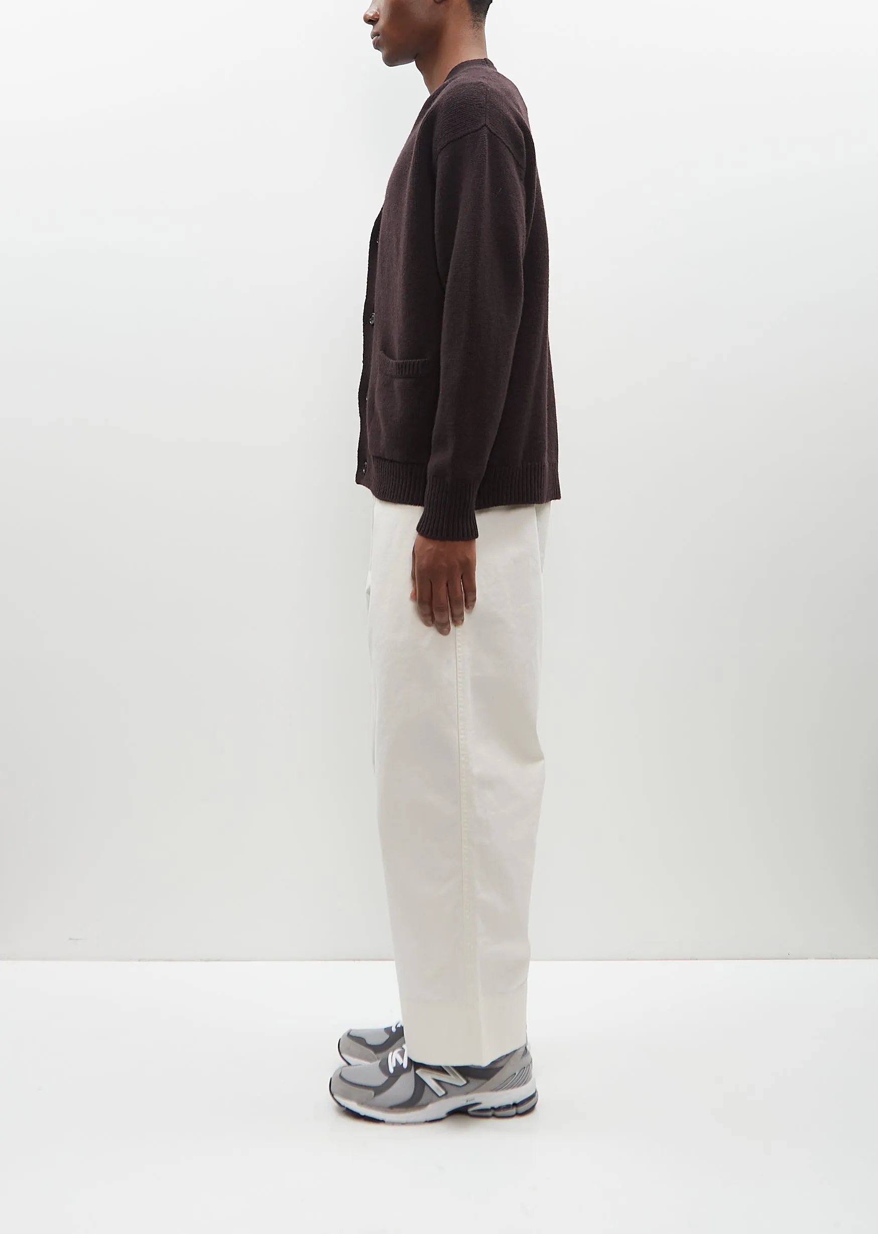 Boxy Cardigan — Ebony sold by La Garconne product image thumbnail 2