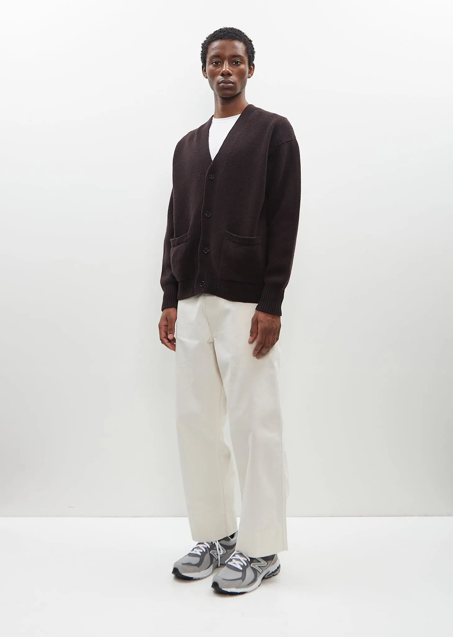 Boxy Cardigan — Ebony sold by La Garconne product image thumbnail 4