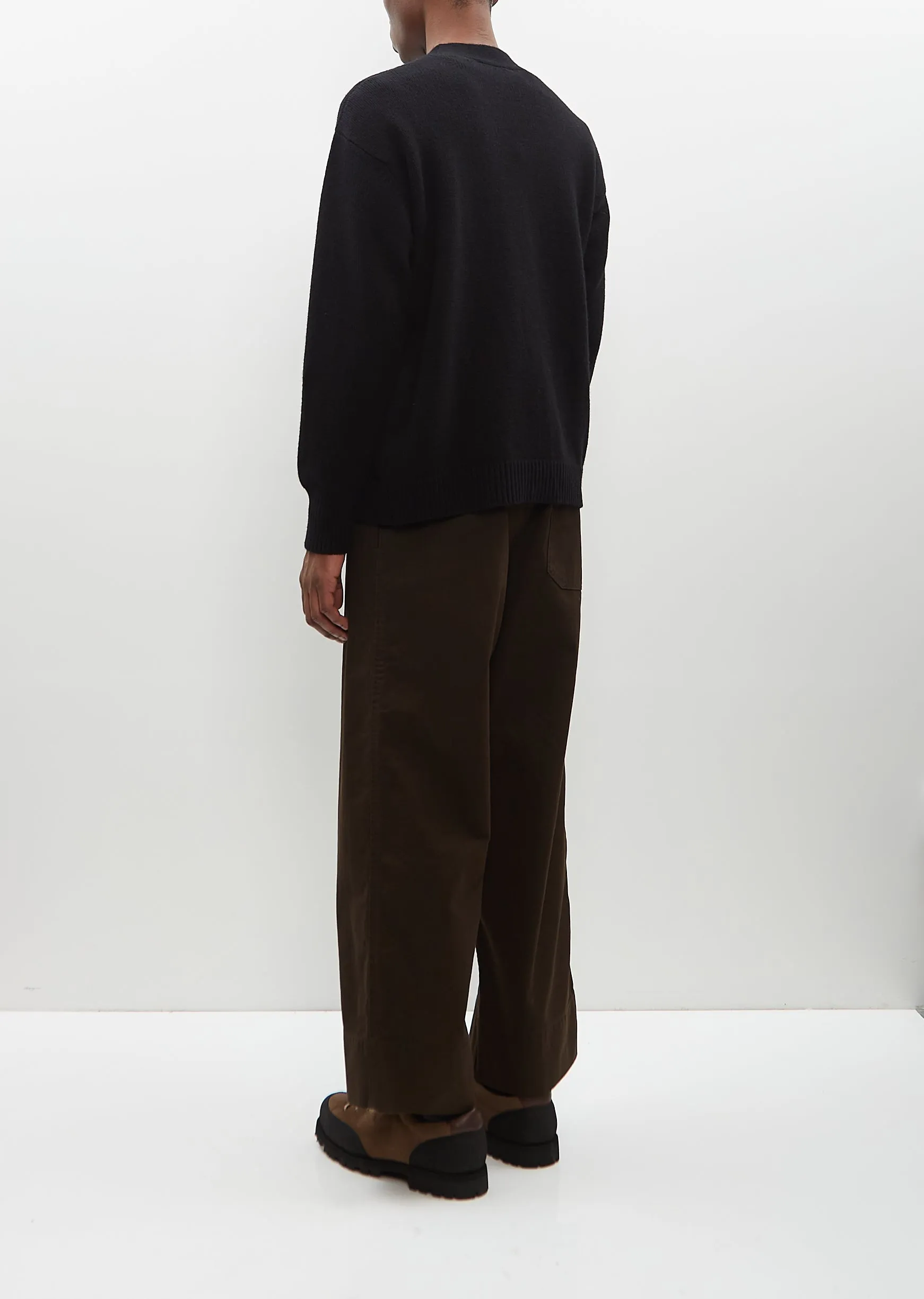 Boxy Cardigan — Black sold by La Garconne product image thumbnail 3