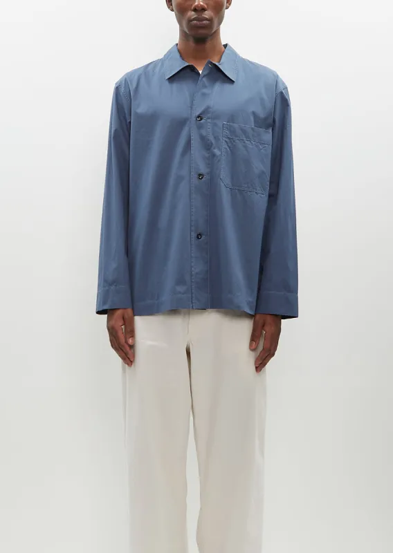 PJ Shirt — Uniform Blue sold by La Garconne