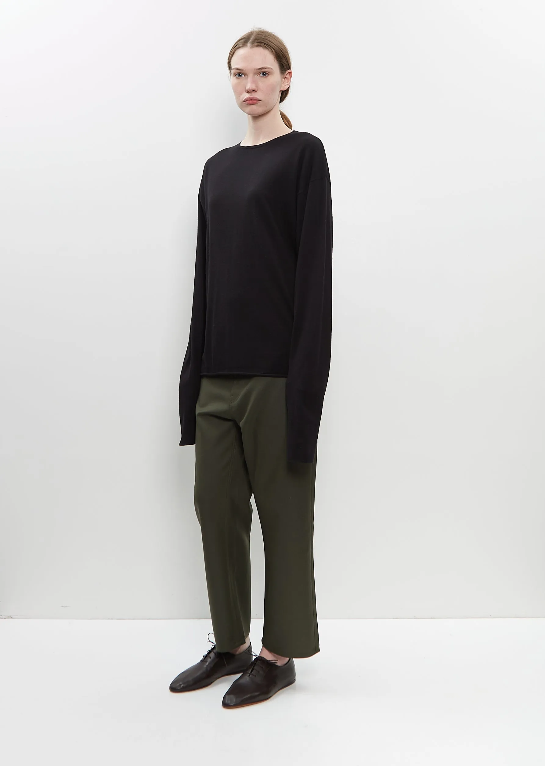 Cotton Cashmere n°347 Aries Sweater — Raven sold by La Garconne product image thumbnail 5