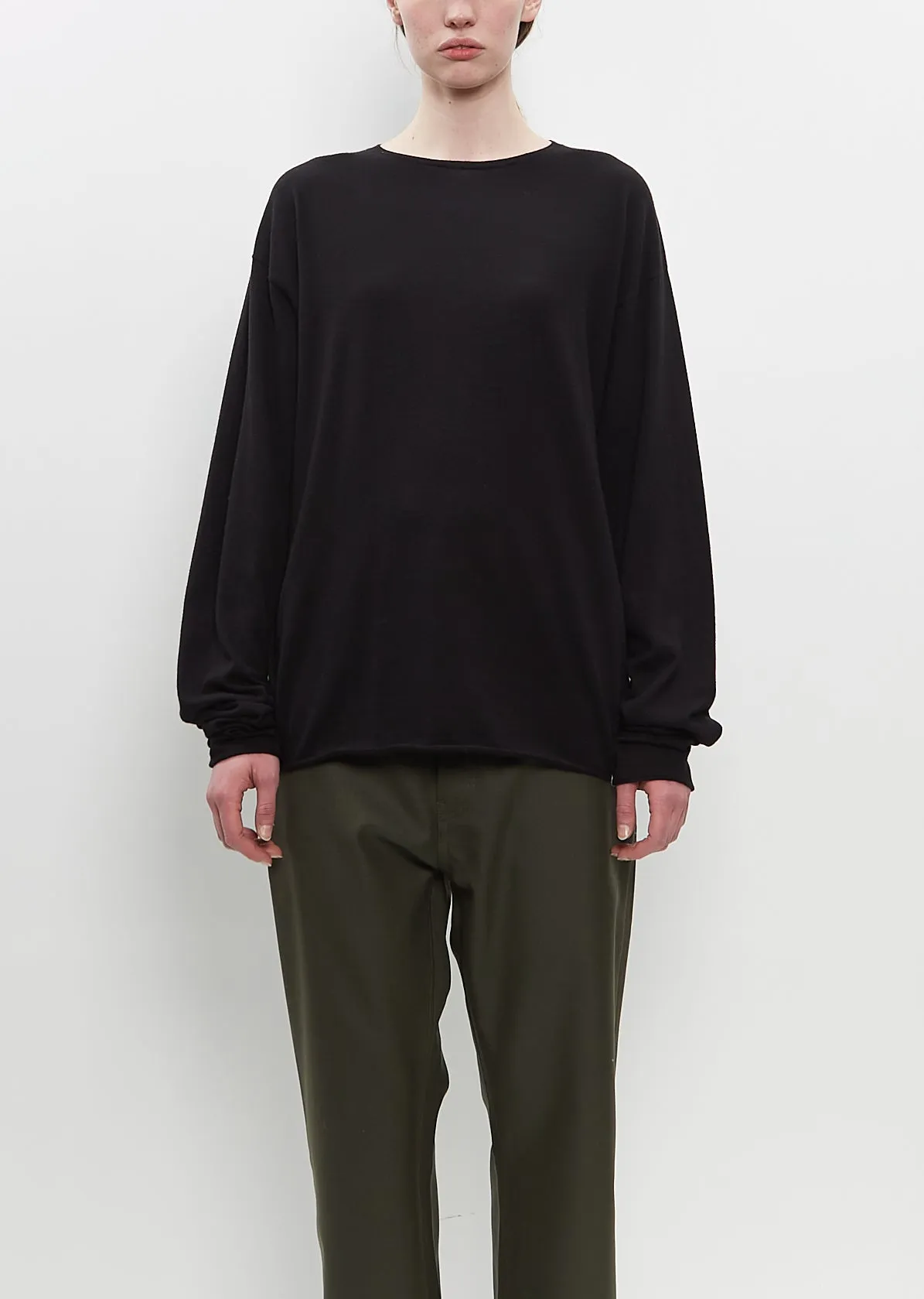 Cotton Cashmere n°347 Aries Sweater — Raven sold by La Garconne