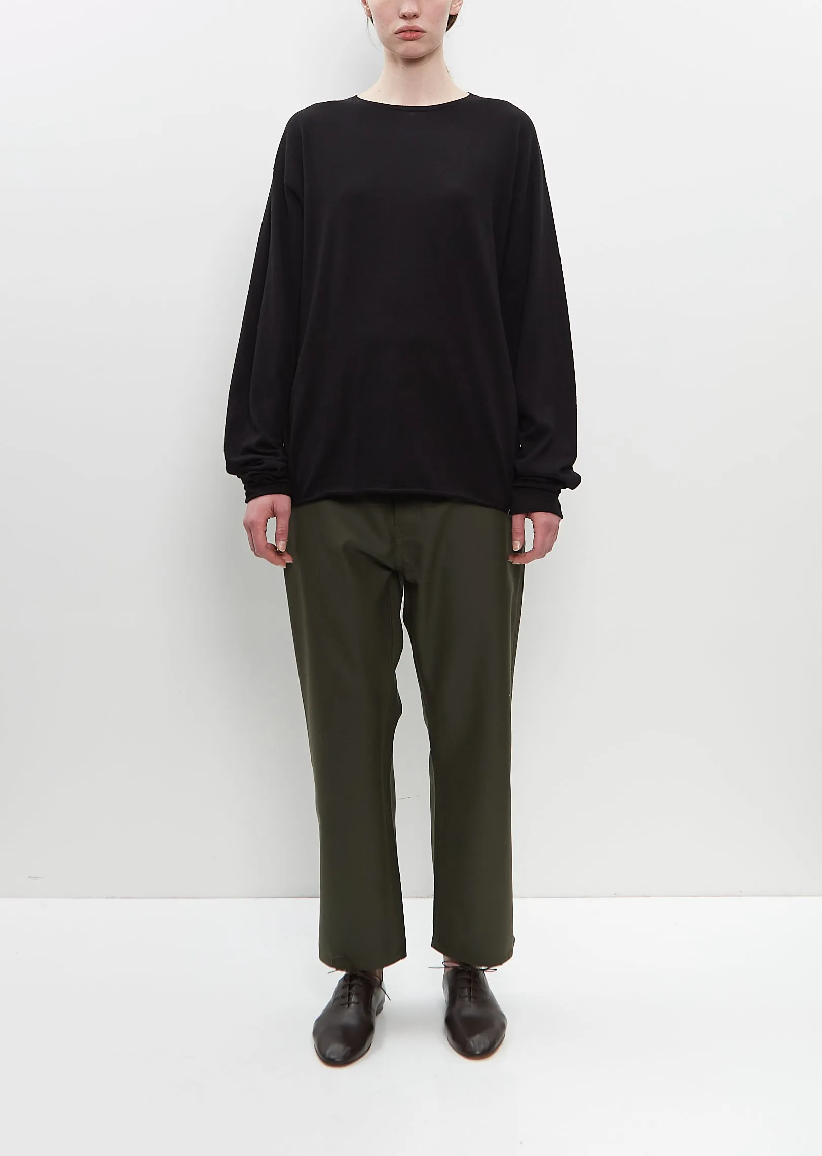 Cotton Cashmere n°347 Aries Sweater — Raven sold by La Garconne product image thumbnail 4