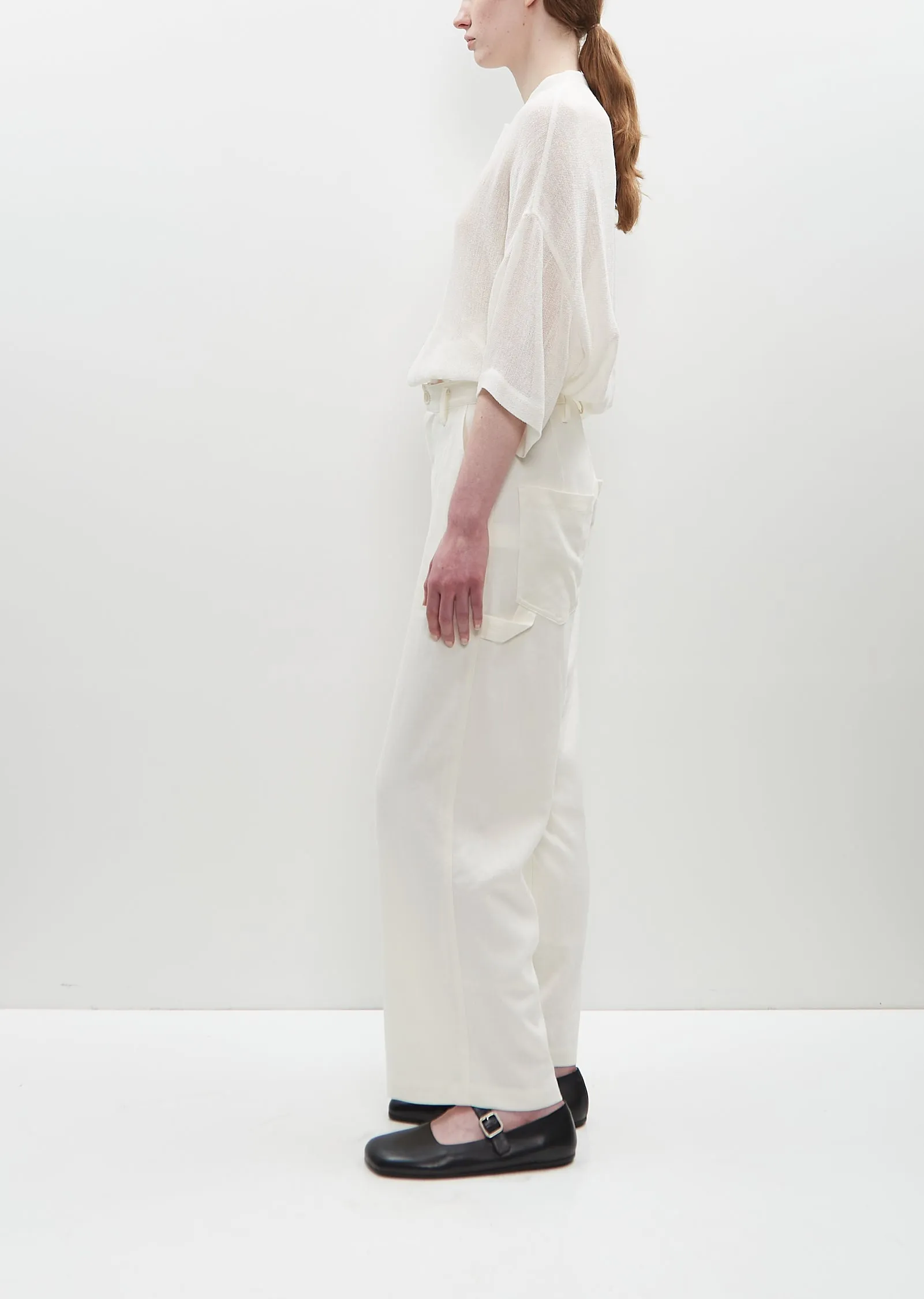 Viscose Flax Work Pants sold by La Garconne product image thumbnail 2