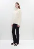 Ribbed Wool Louise Polo Sweater sold by La Garconne