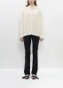 Ribbed Wool Louise Polo Sweater sold by La Garconne