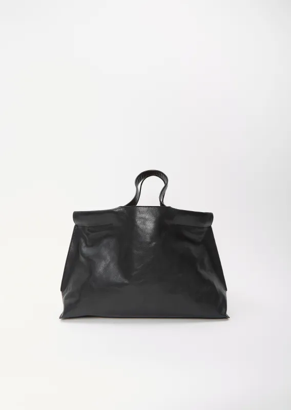 Shopper Bag, Midi — Black sold by La Garconne