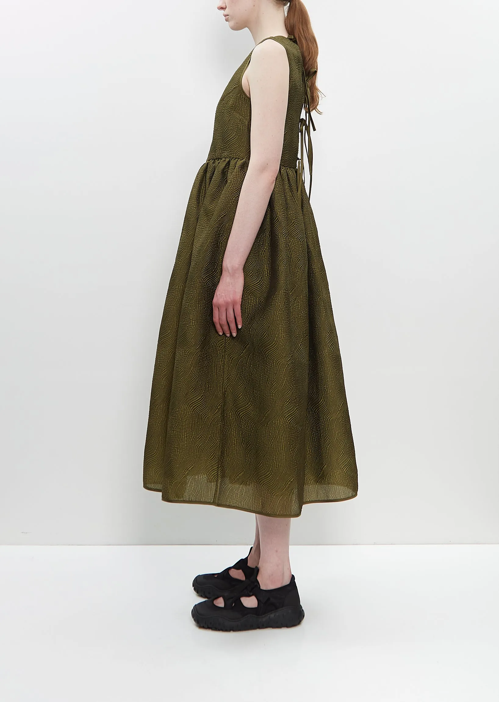 Recycled Poly Matelassé Ditte Dress sold by La Garconne product image thumbnail 2