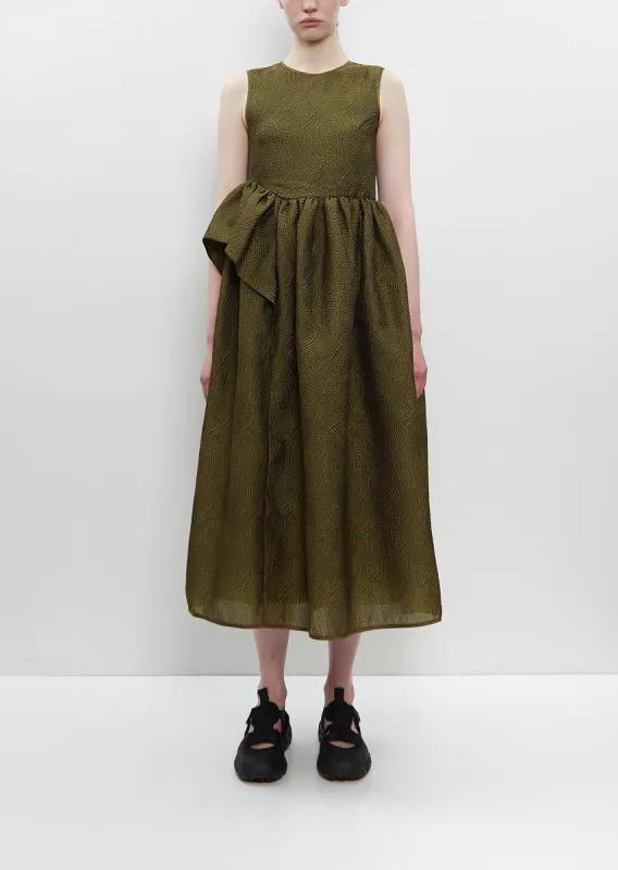 Recycled Poly Matelassé Ditte Dress sold by La Garconne