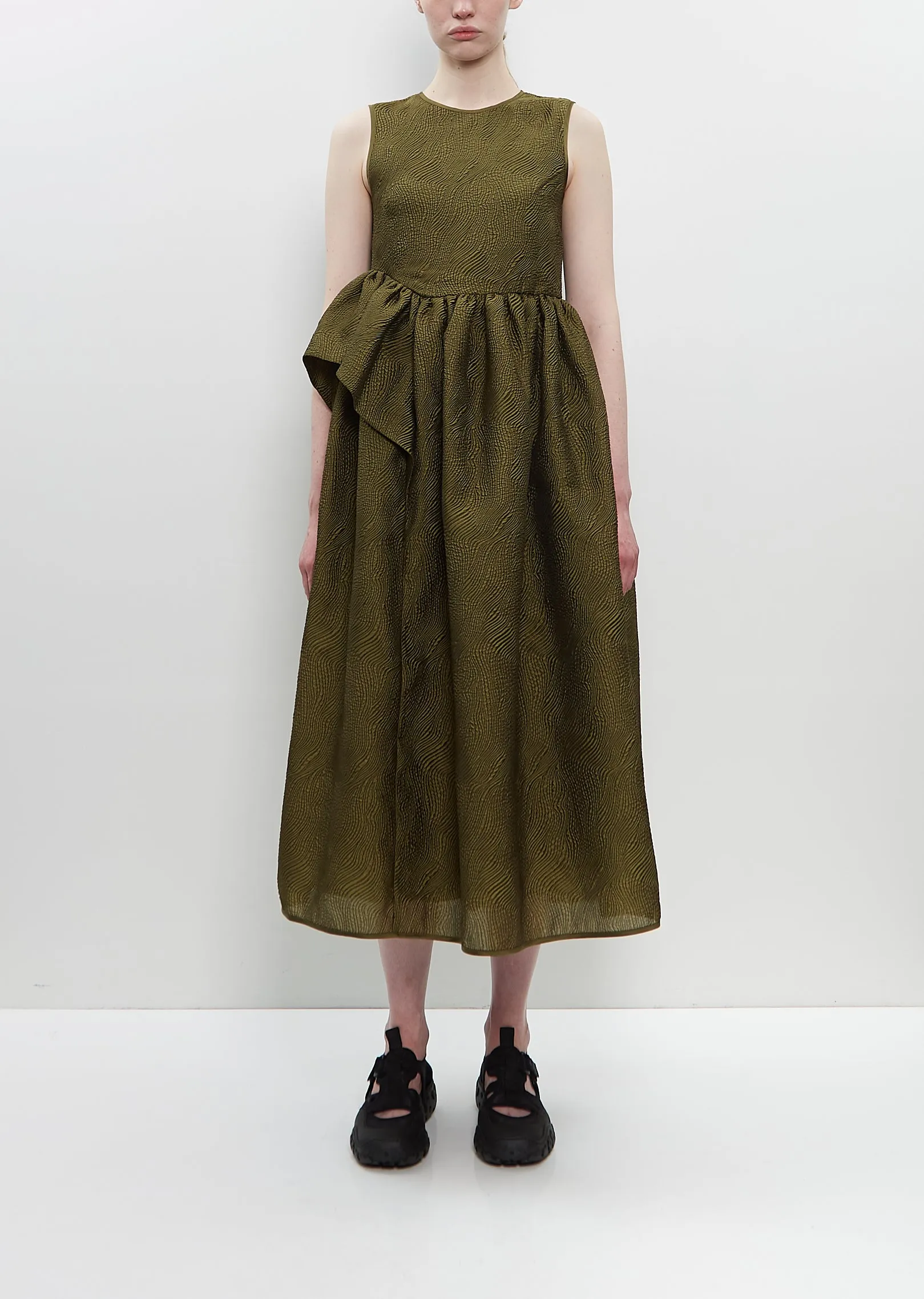 Recycled Poly Matelassé Ditte Dress sold by La Garconne