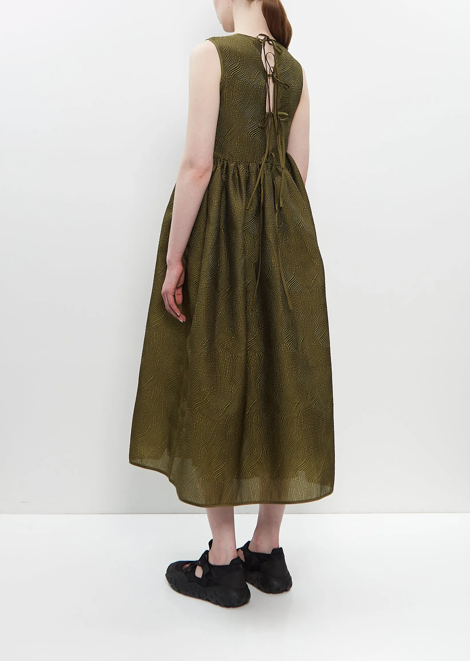 Recycled Poly Matelassé Ditte Dress sold by La Garconne product image thumbnail 3