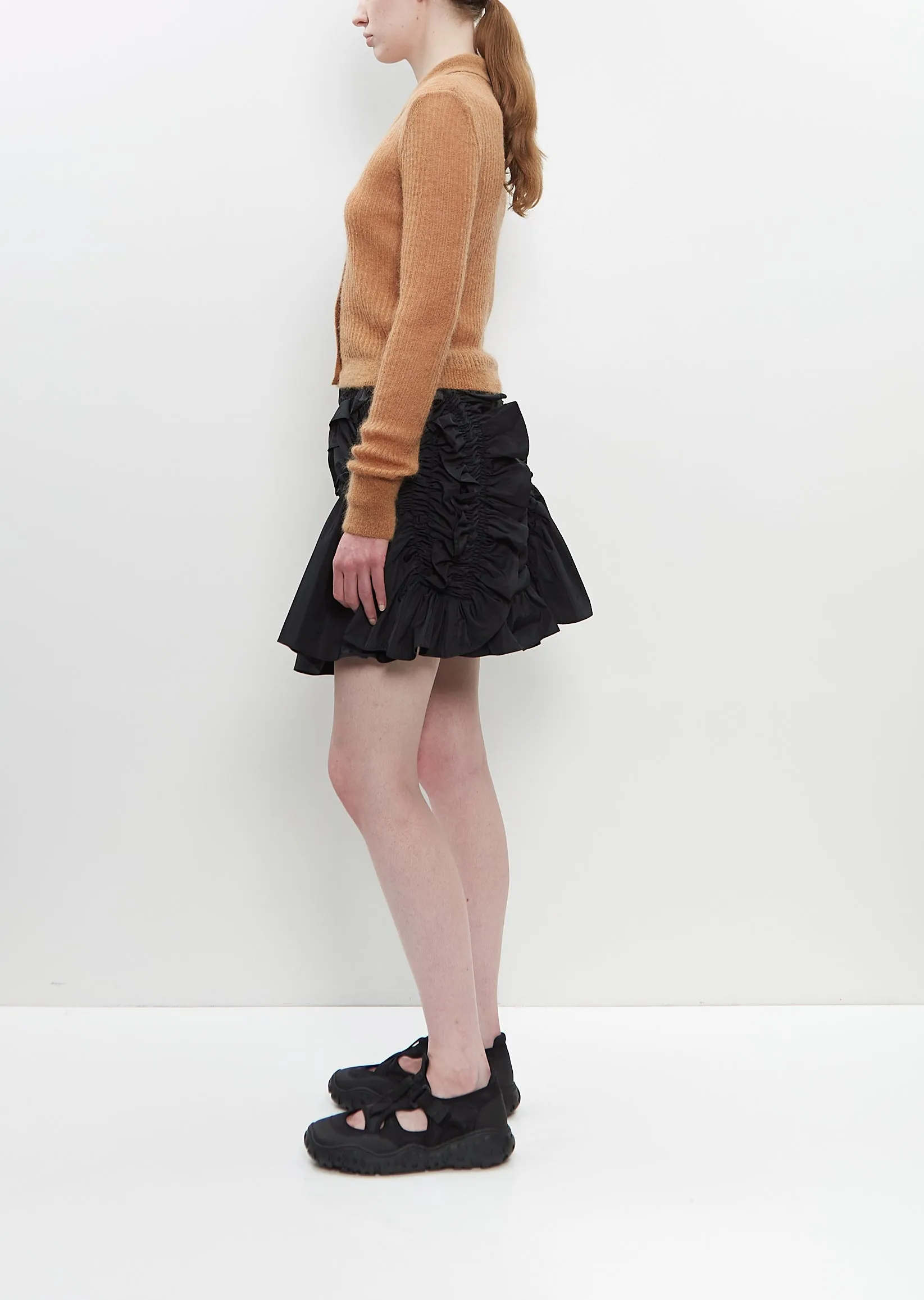 Mohair Jaki Cardigan — Chestnut sold by La Garconne product image thumbnail 2