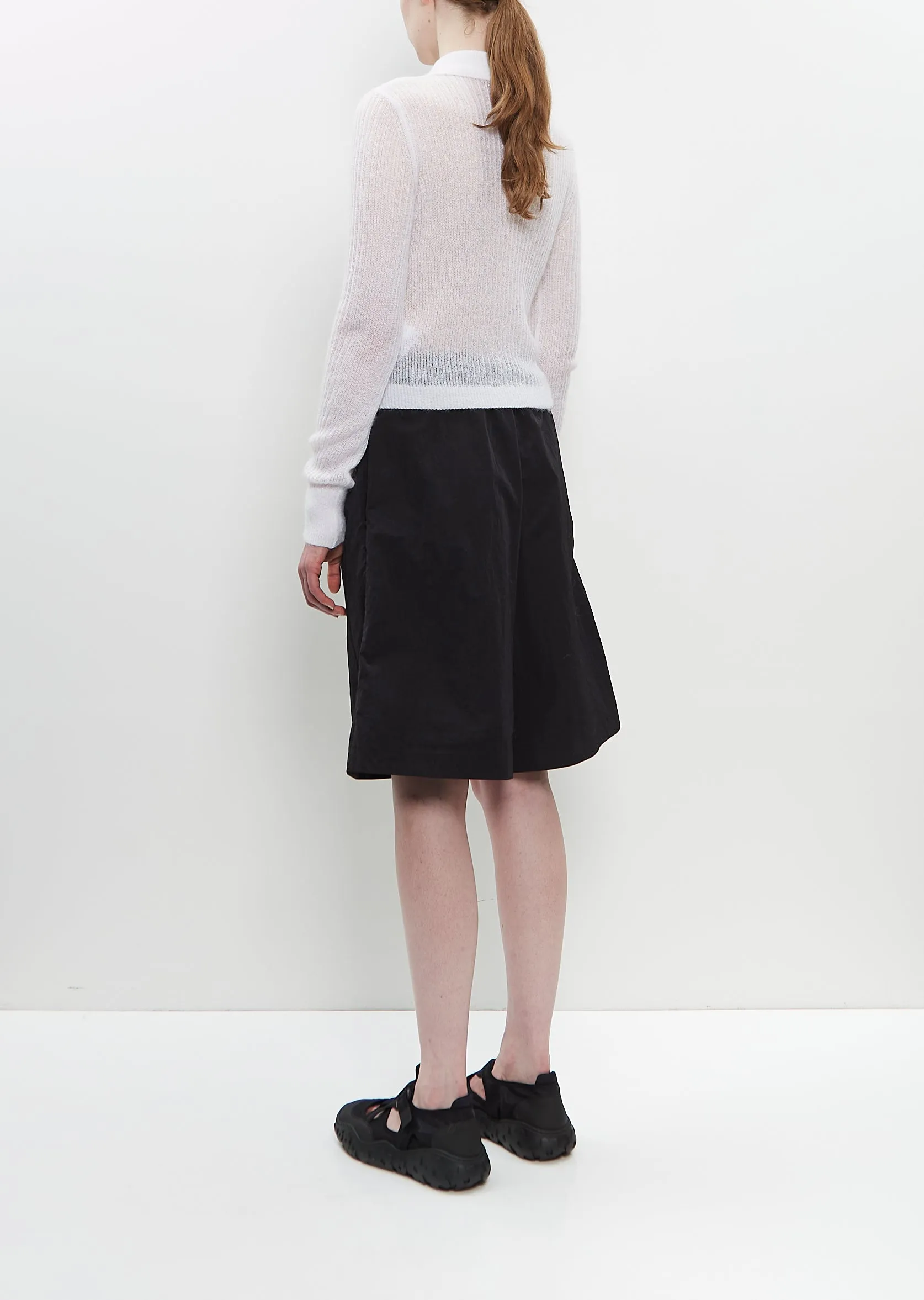 Mohair Jaki Cardigan — White sold by La Garconne product image thumbnail 3