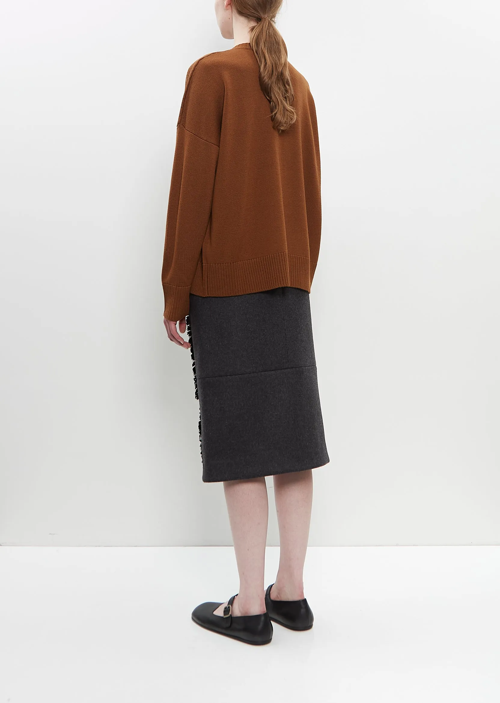 Merino Wool V Neck Knit sold by La Garconne product image thumbnail 3