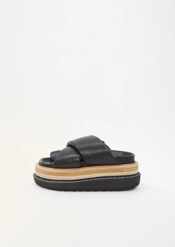 Leather Multiple Sole Sandals sold by La Garconne