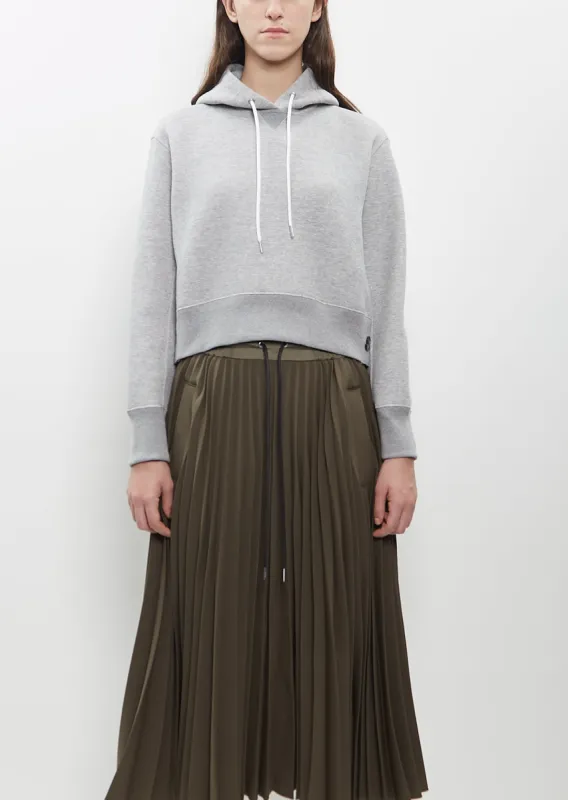 Cotton Sponge Sweat Hoodie — Light Gray sold by La Garconne