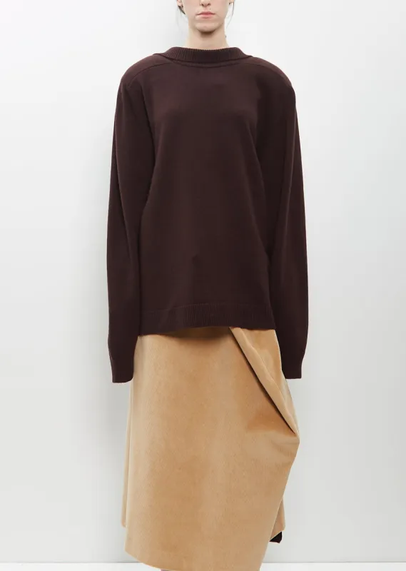 Wool Distorted Turtleneck sold by La Garconne