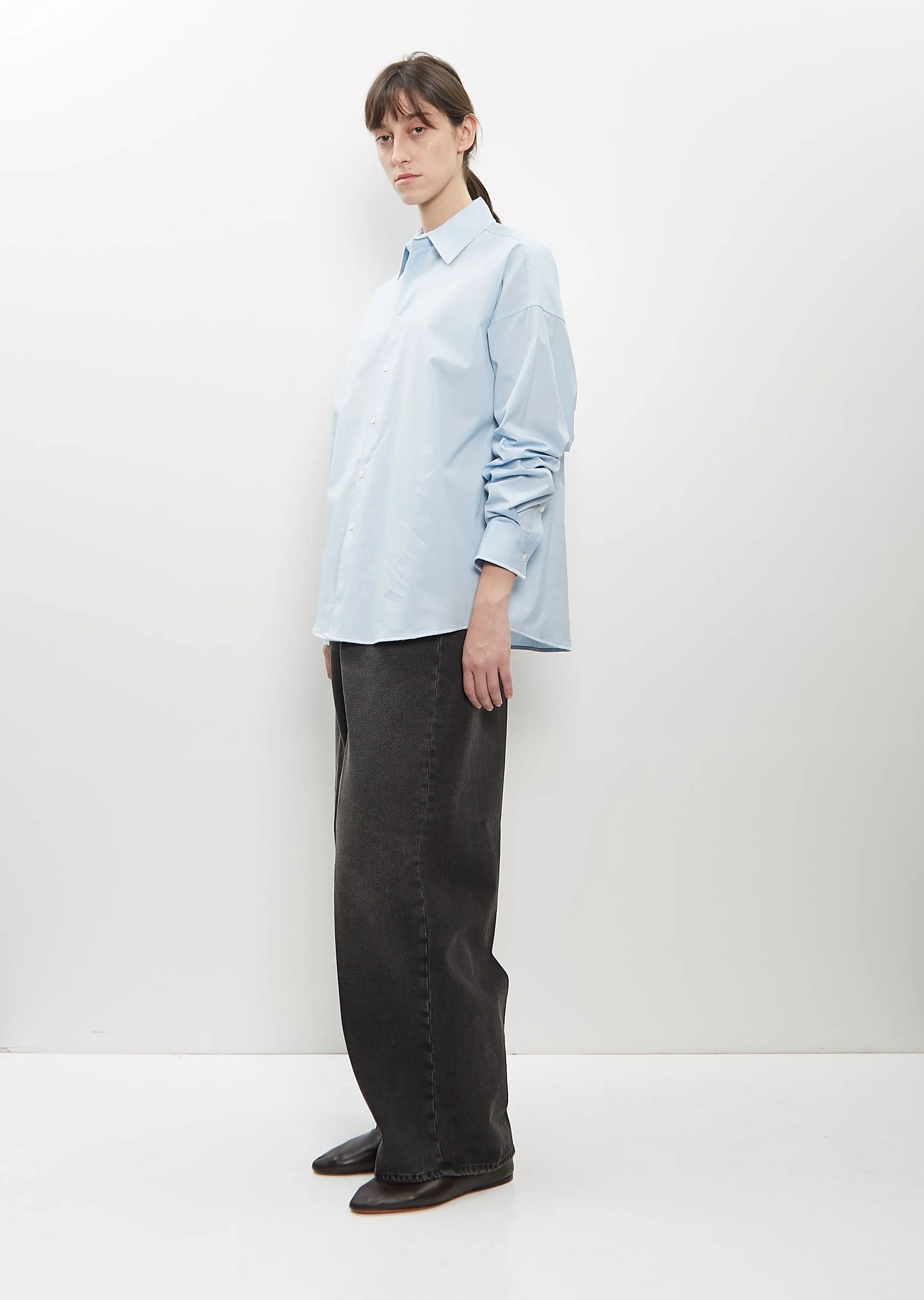 Cotton Contrast Overlock Uniform Shirt sold by La Garconne product image thumbnail 5