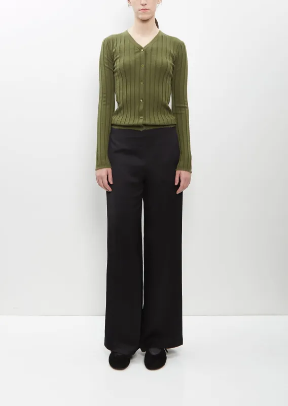 Viscose Liquid Pant — Black made by 6397