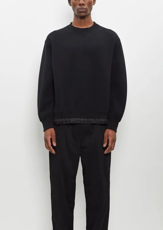 Sponge Sweat Pullover — Black sold by La Garconne