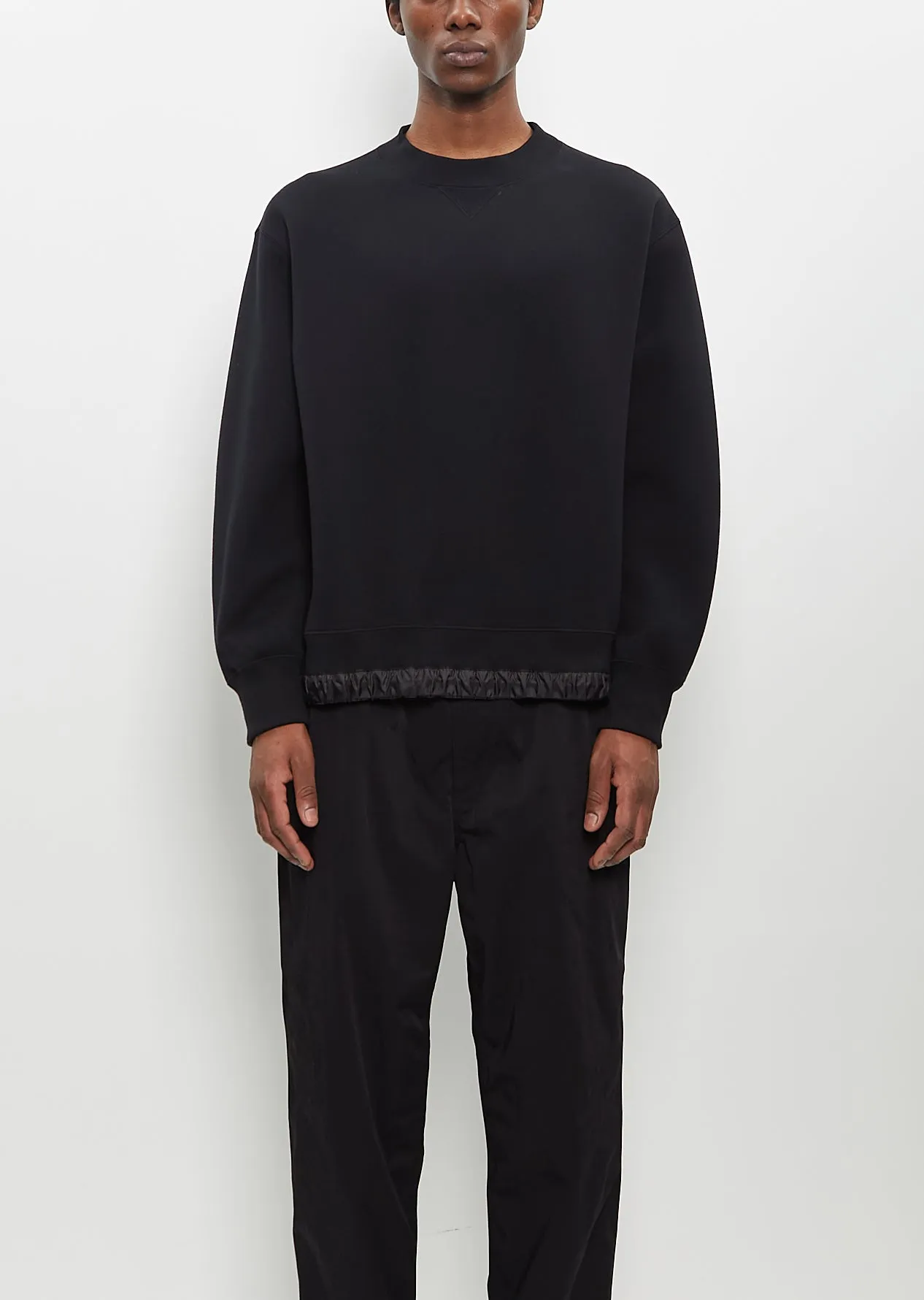 Sponge Sweat Pullover — Black sold by La Garconne
