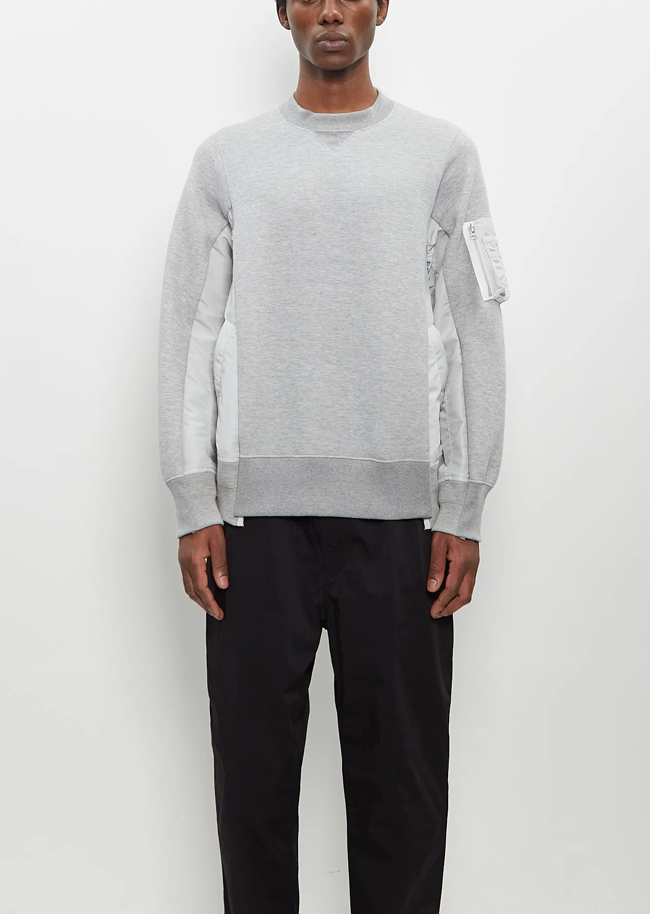 Sponge Sweat x Nylon Twill Pullover sold by La Garconne